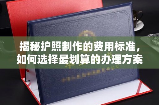 梧州揭秘护照制作的费用标准，如何选择最划算的办理方案？